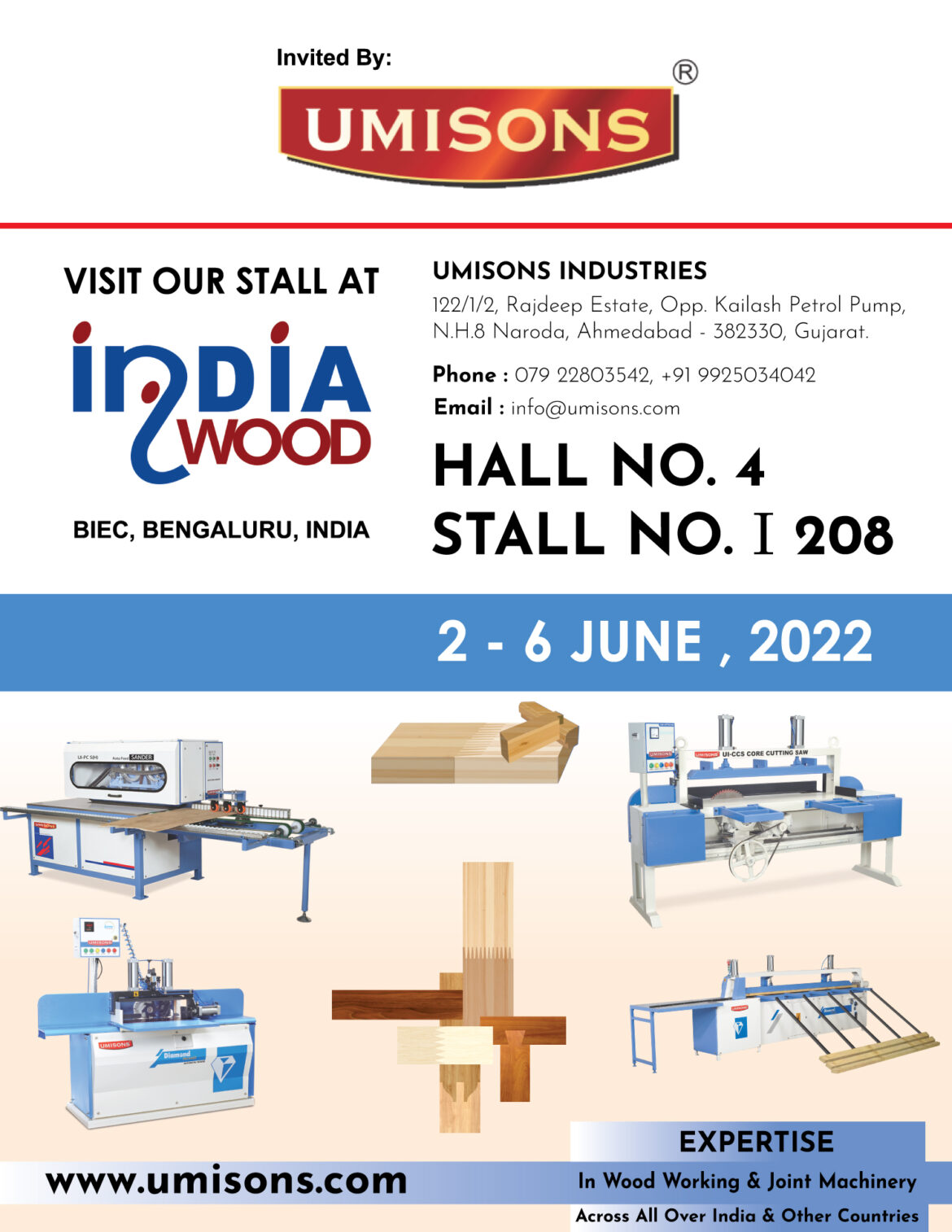 Umisons Industries - India Wood Invitation (2022)