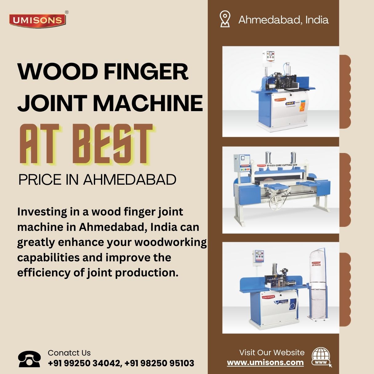 Wood Finger Joint Machine Price In Ahmedabad, India