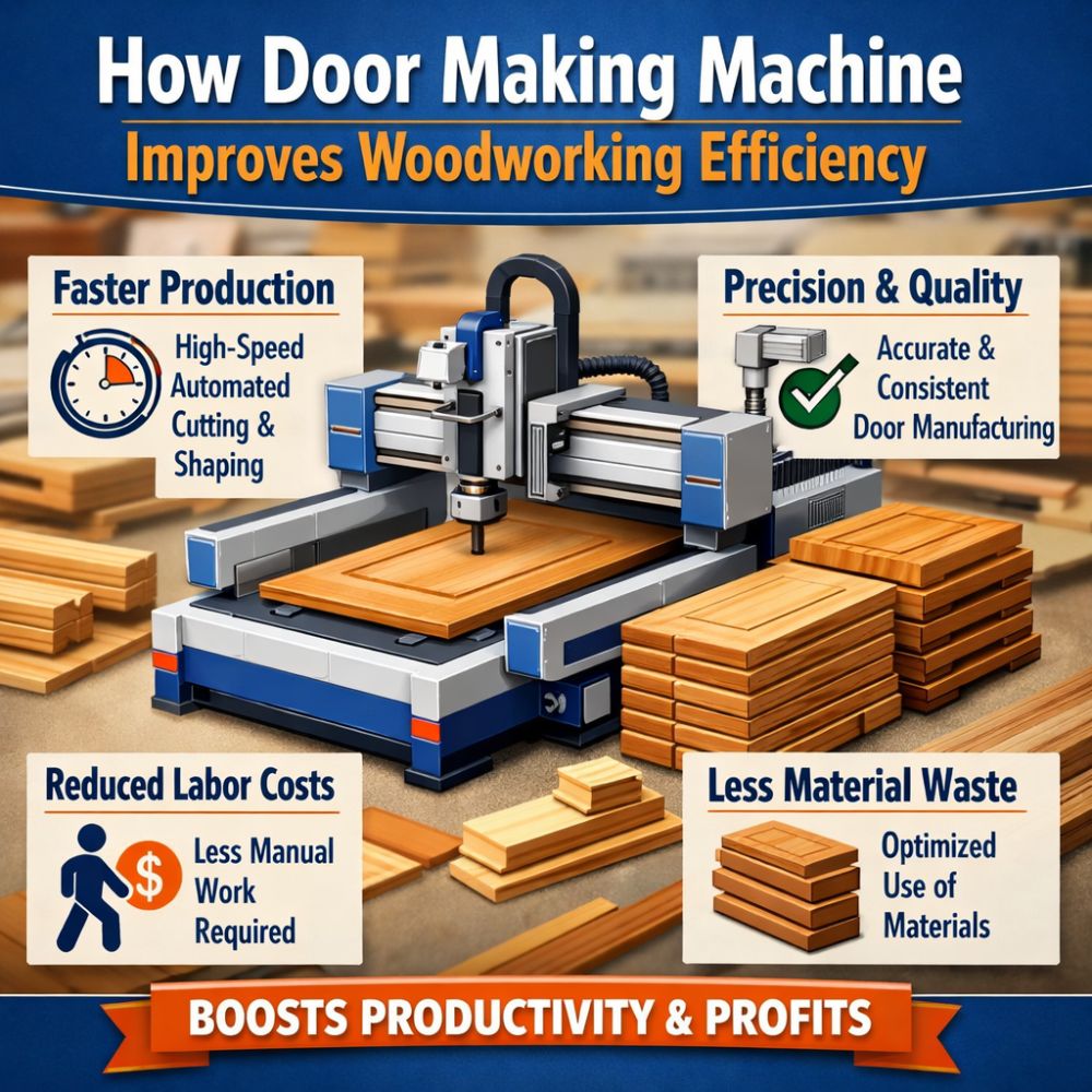 How Door Making Machine Improves Woodworking Efficiency