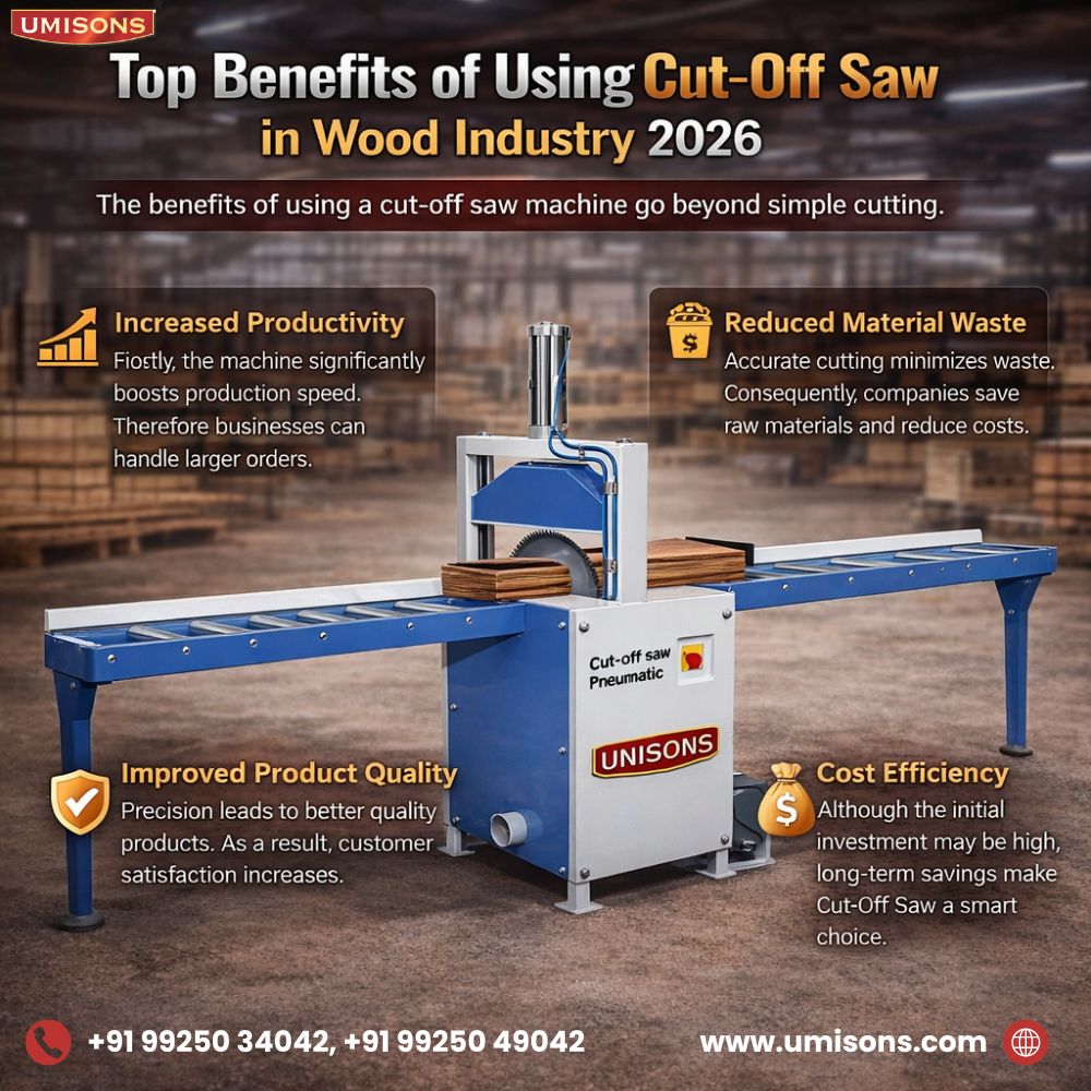Top Benefits of Using a Cut-Off Saw in the Wood Industry in 2026 Top Benefits of Using a Cut-Off Saw in the Wood Industry in 2026