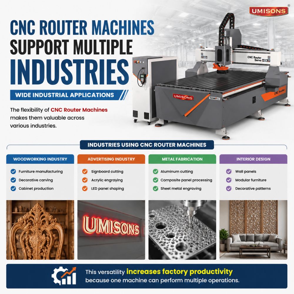 CNC Router Machines Support Multiple Industries in India